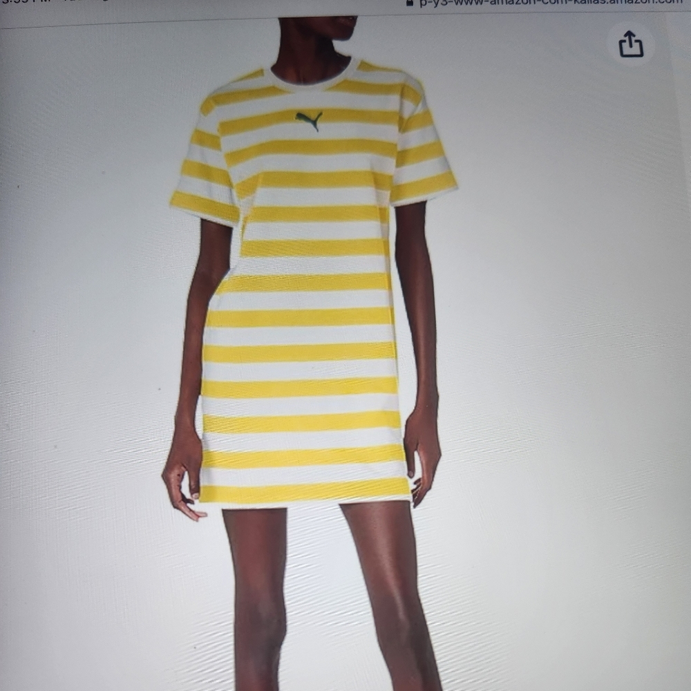 Puma summer stripes dress. Size M